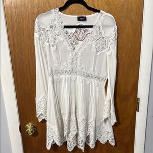 Vici Ivory Lace Dress